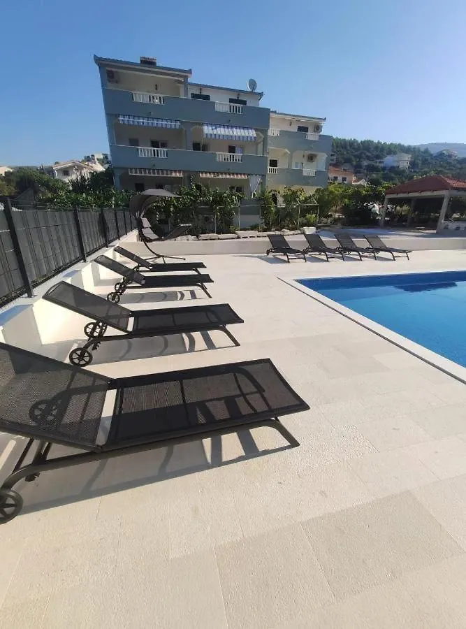 Apartment In Seget Vranjica With Sea View, Balcony, Air Conditioning, Wifi 5142-2